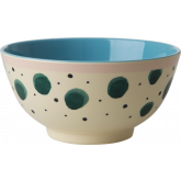 Rice Schaaltje Melamine Watercolor Splash Print