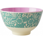 Rice Schaaltje Melamine Fern & Flower Print Small