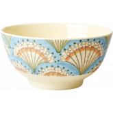 Rice Schaaltje Melamine Flower Fan Print