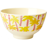Rice Schaaltje Melamine Palm Tree Print Small