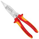 Knipex Elektro Installatietang met Openingsveer VDE 200 mm