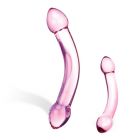Glas Glazen Dildo Double Trouble Paars 18 cm