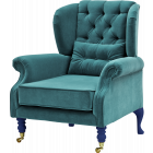 Rice Stoel Petrol Dark Blue Legs