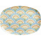 Rice Ovaal Bord Melamine Flower Fan Print