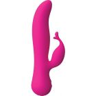 Swan Rabbit Vibrator The Kissing Roze 21 cm