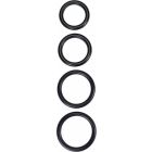 Rimba Cockring 8 mm Zwart Rubber Diameter 40 mm