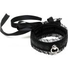 Rimba Satin Look Collar Zwart