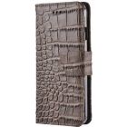 Suros Krokodil Lederen Bookcase iPhone 7/8 Bruin