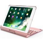 Suros Draaibaar Toetsenbord iPad Air 1/2 iPad Pro 9,7 Inch (2017) Rose Goud