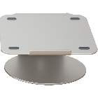 Pout Draaibare Aluminium Laptop Standaard Zilver