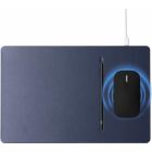 Pout Draadloze Snelle Oplaadbare Muismat met Muis Blauw